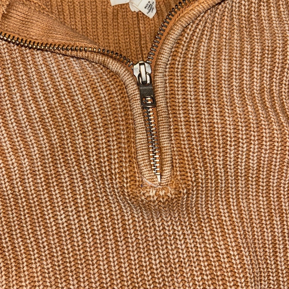 Aerie Tan Cowl Neck Sweater - Picture 4 of 5